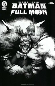 BATMAN FULL MOON (2024 DC) #3 CVR A STEVAN SUBIC