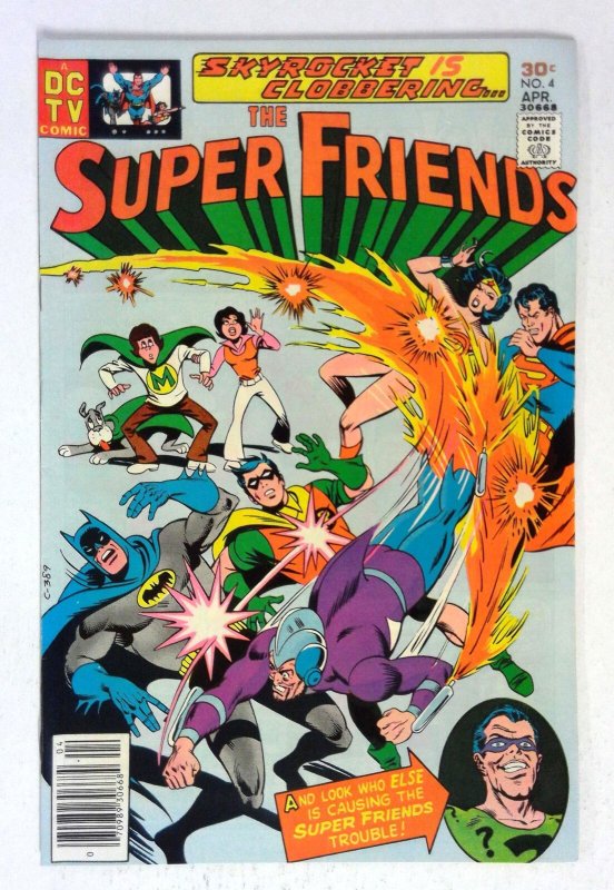 Super Friends #4 (1977) Robin Superman Alex Toth DC VF/NM
