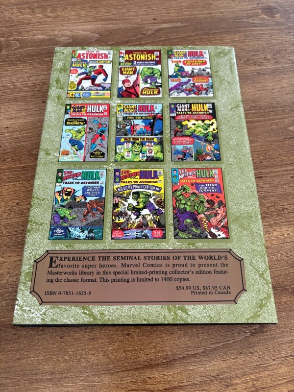 Marvel Masterworks Vol #39 Incredible Hulk 59-79 Book Limited 1400 Copies 2 J411