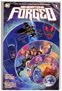Generations Forged #1 (ONE SHOT) COVER A Signed In Gold Dan Jurgens  w/COA 13/15