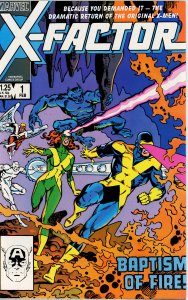 X-Factor 1  1986  Simonson Art  9.0 (our highest grade)