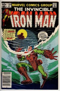 Iron Man #158 Newsstand Edition (1982) 7.0 FN/VF