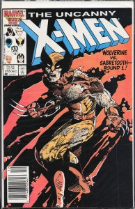 The Uncanny X-Men #212 Newsstand Edition (1986) X-Men