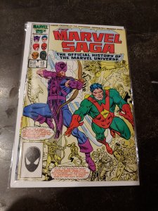 The Marvel Saga The Official History of the Marvel Universe #15 (1987)