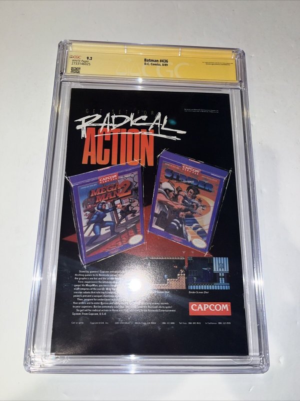 Batman (1989) # 436 (CGC 9.2 SS) Signed Pat Broderick • 1st App Tim Drake