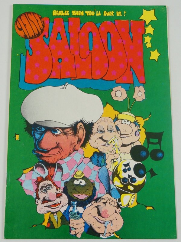 Saloon #1 FN (1st) print DAVE GEISER underground comix 1973 YAHOO first printing 