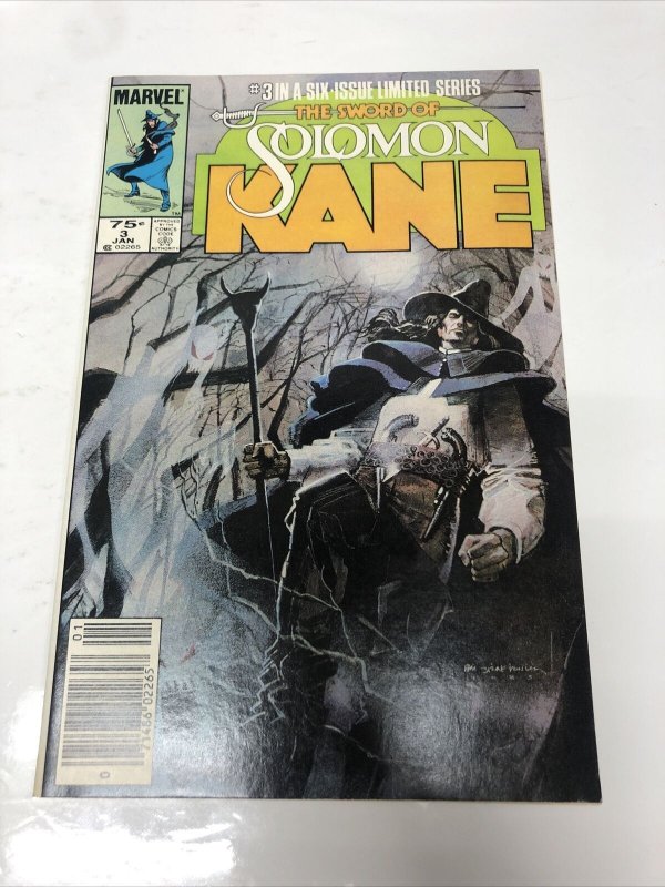 Solomon Kane (1985) # 3 (VF/NM) Canadian Price Variant • CPV • Marvel • Macchio