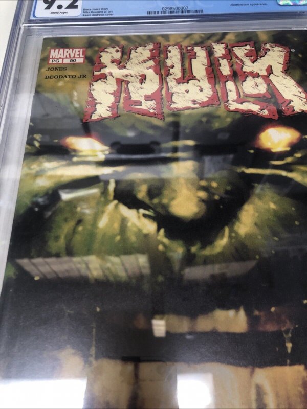 Incredible Hulk (2003) # 50 (CGC 9.2) Bruce Jones • Mike Deodato Jr. • Andrews