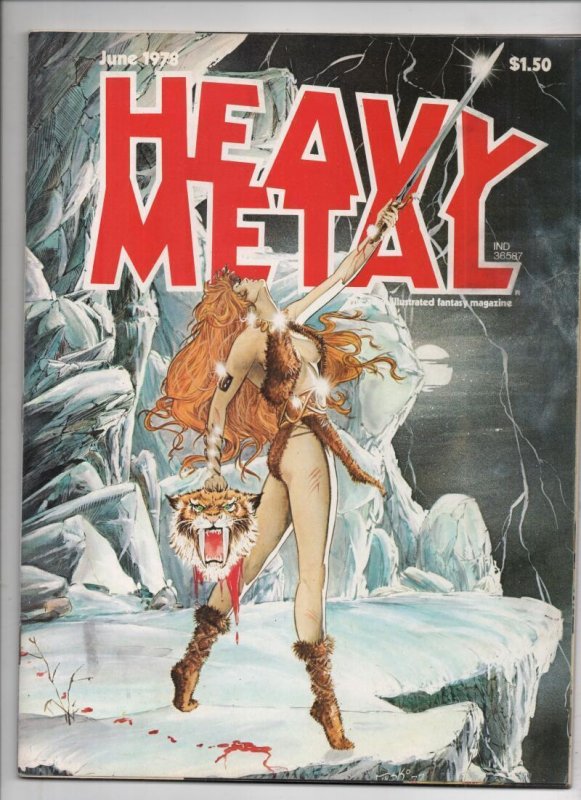 HEAVY METAL #15, VF, June 1977 1978, Jusko Richard Corben Moebius more in store