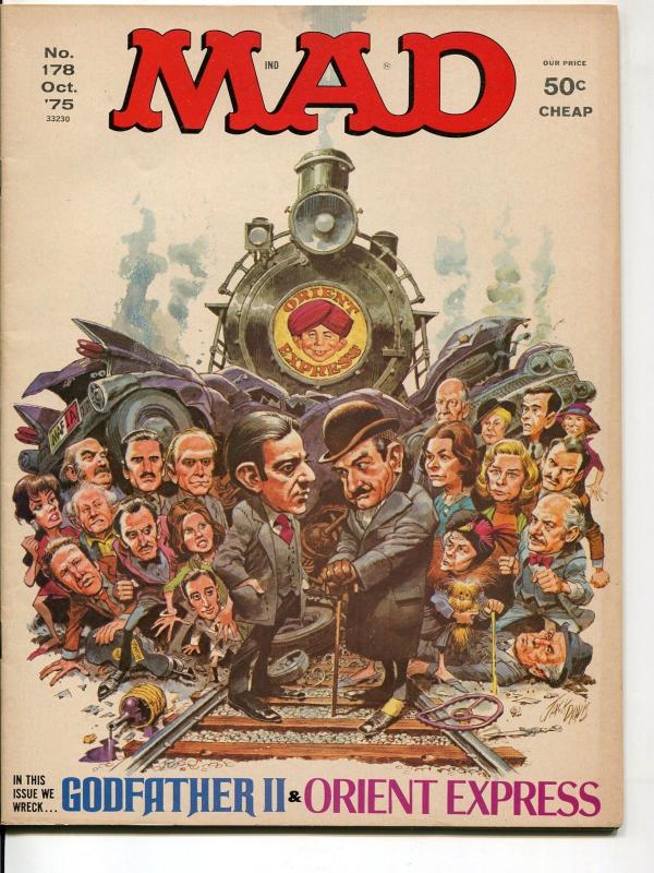 Mad-Magazine-#178-Oct-1975-Mort Drucker-Don Martin-David Berg-VF