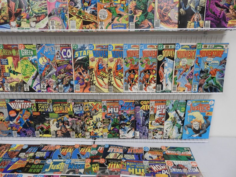 Huge Lot 180+ Comics W/ Adventure Comics, Teen Titans, +More! AVG VF- Condition