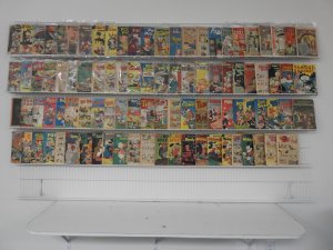 Huge Lot of 90+ Low Grade Comics W/ Famous Funnies, Walt Disney Comics, +More!