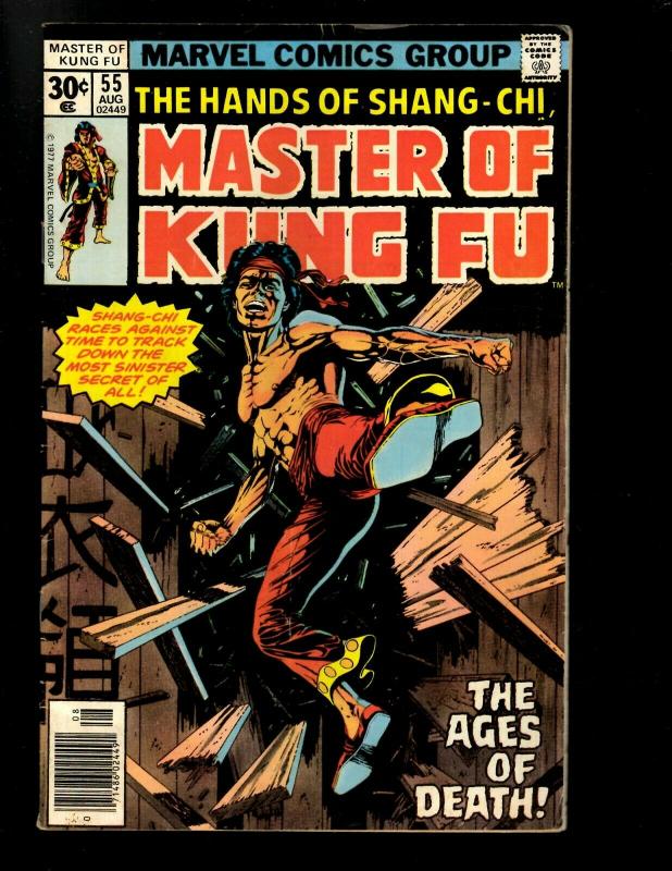 10 Master of Kung Fu Marvel Comics # 53 54 55 56 57 58 60 61 62 63 WS6