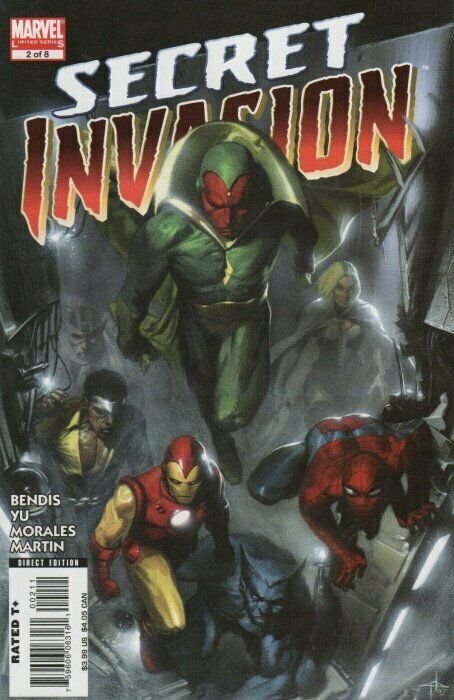 Secret Invasion 2 Dell Otto Cover Marvel Comics 2008