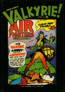 Valkyrie #1 1982- Air Fighters $ Airboy Golden Age reprints Fred Kida