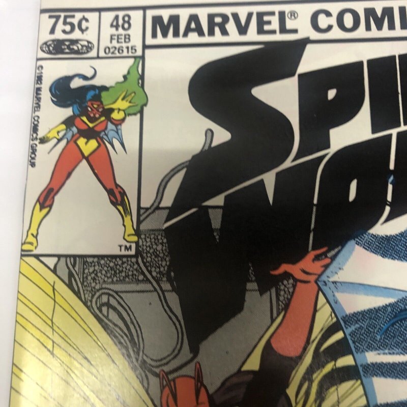 Spider Woman (1982) # 48 (NM) Canadian Price Variant • CPV • Ann Nocenti