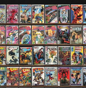Huge Lot 150+ Comics with The Avengers, Cable, Alpha Flight & More!