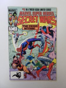 Marvel Super Heroes Secret Wars #3 (1984) VF+ condition