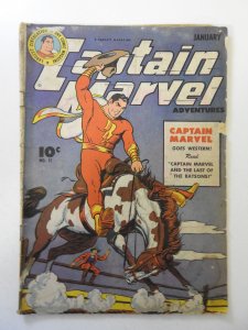 Captain Marvel Adventures #51 (1946) GD Cond centerfold detached, moisture stain