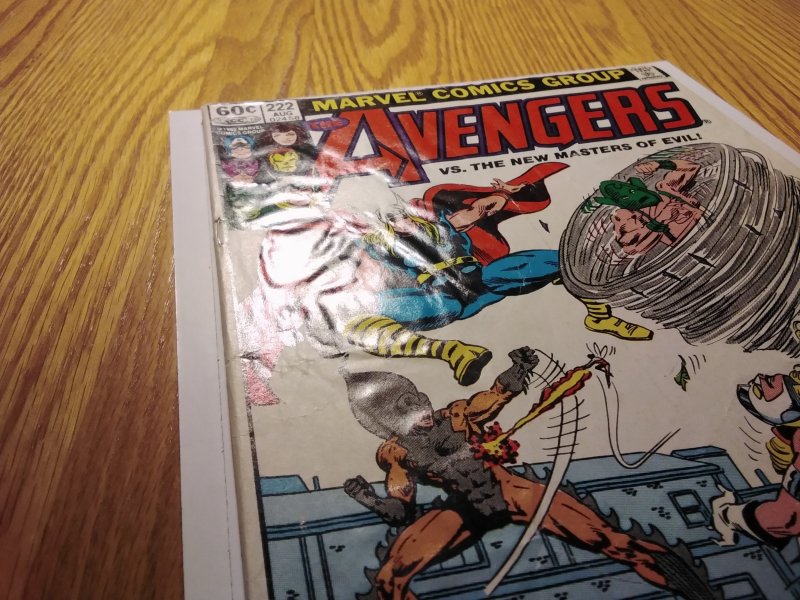 The Avengers #222 Newsstand (1982)
