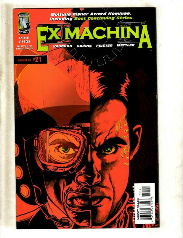 Lot Of 10 WildStorm Comics Ex Machina # 18 19 20 21 22 23 25 27 30 31 J363