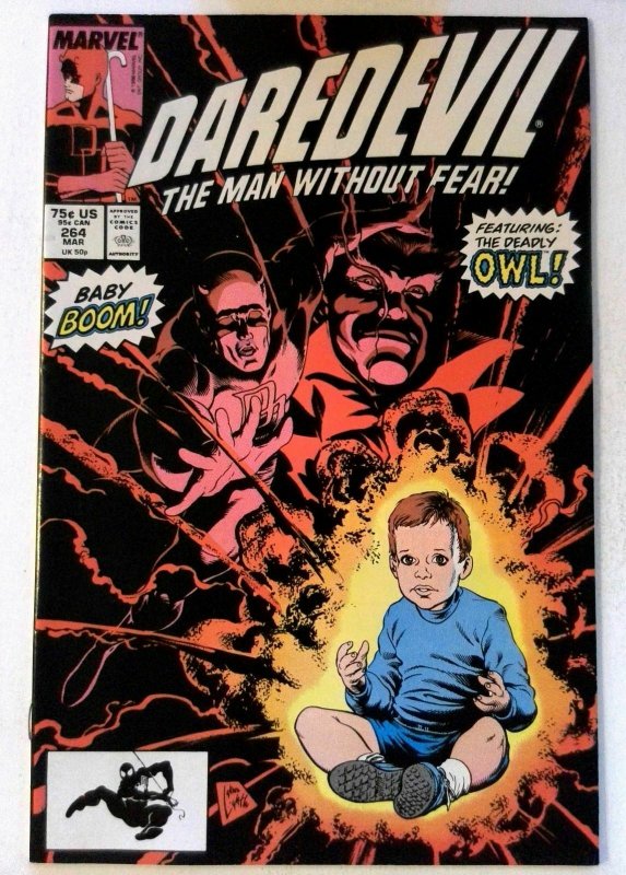 Daredevil #264 Marvel 1989 NM- Copper Age Comic Book 1st Print