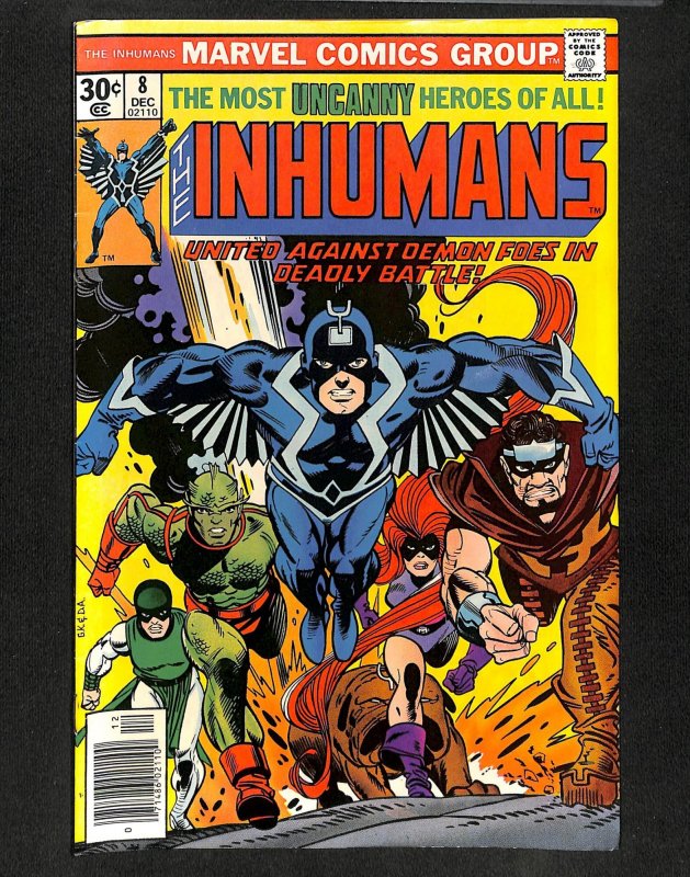 Inhumans #8 Gil Kane Cover Black Bolt!