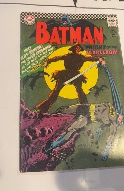 Batman #189 (1967)1st silver age scarecrow see decription