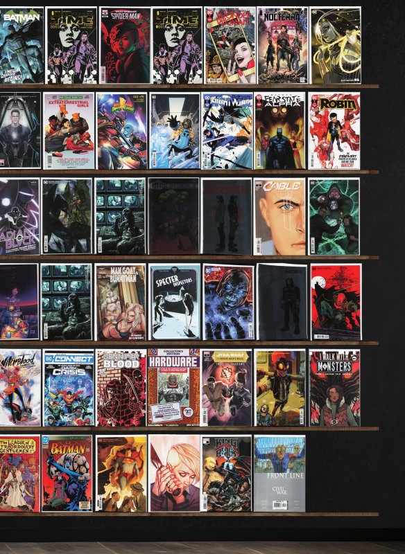 Huge Lot 100+ Comics with Robin, Star Wars, Black Widow, Batman & More!