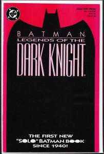 Legends of the Dark Knight #1 (1989) Batman
