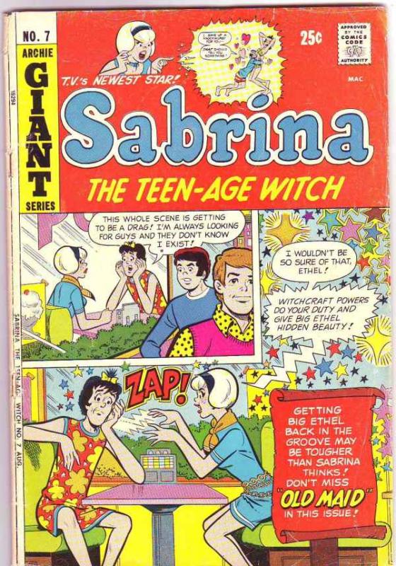 Sabrina the Teen-Age Witch #7 (Oct-73) VG Affordable-Grade Sabrina the Teenag...