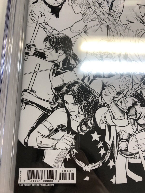 Titans  (2024) # 5 (CGC 9.8 SS) Signed & Sketch Nicola Scott * Census = 1 * DC