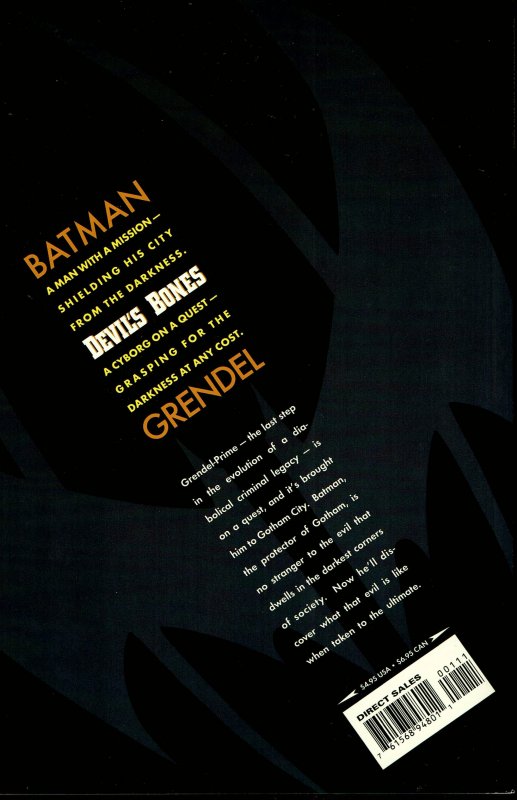 Batman Grendel: Devil's Bones - NM - Matt Wagner