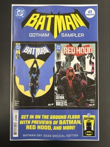 BATMAN GOTHAM SAMPLER RECALLED RED HOOD #1 PREVIEW DC 2025 IN-HAND PROSHIPPER