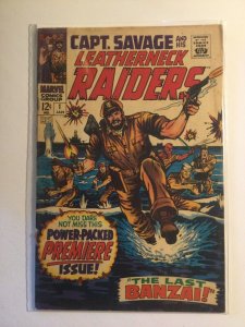 Capt. Savage and his Letherneck Raiders 1 Vg 4.0 Bottom Staple det Marvel 