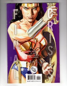 Final Crisis #5 (2008) WONDER WOMAN Variant Cover !!!  / GMA1