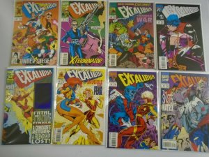 Excalibur comic lot (1st series) 50 diff from:#65-125 + ANN 8.0 VF (1993-98)