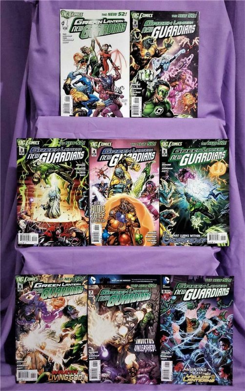 DC New 52 GREEN LANTERN NEW GUARDIANS #1 - 8 1st Appearance INVICTUS (DC, 2011)!