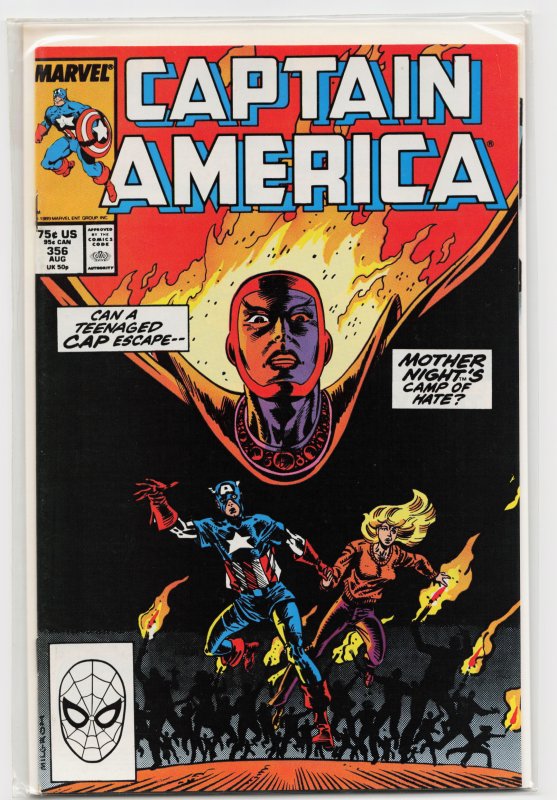 Captain America #356 (1989) Captain America