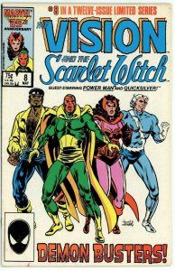 Vision and the Scarlet Witch #8 (1985) - 5.5 FN- *Sweet Sister*