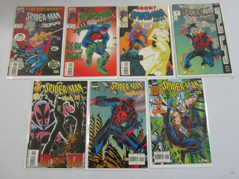 Spider-Man 2099 lot 15 different from #5-46 last issue 8.0 VF (1993-96 1st Serie