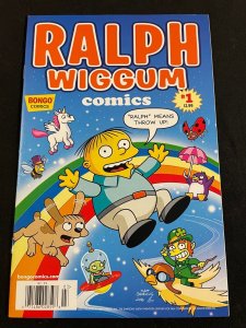 RALPH WIGGUM COMICS #1 Ralph Means Throw Up Variant, VFNM Condition