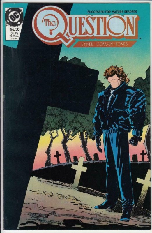THE QUESTION #30, VF/NM, O'neil, Cowan, DC, 1987 1989 more DC in store