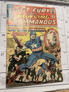 Sgt. Fury and His Howling Commandos 13 Captain America 1964 Low Grade