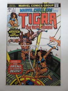 Marvel Chillers #4 (1976) Tigra, The Were-Woman! Beautiful VF- COndition!