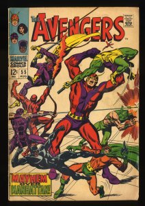 Avengers #55 GD/VG 3.0 1st Appearance Ultron!