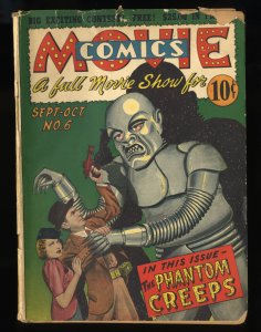 Movie Comics (1939) #6 GD- 1.8 Extremely Scarce from 1939!