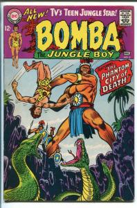 BOMBA THE JUNGLE BOY #2 1967-DC COMICS-SNAKE-PHANTOM CITY OF DEATH-vf-