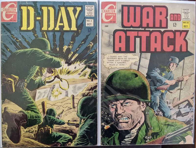 War and Attack #62  - 2 comics!