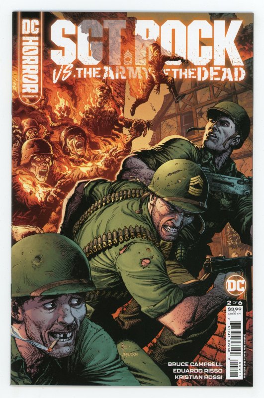 DC Horror Presents: Sgt. Rock vs. the Army of the Dead #2 Bruce Campbell NM